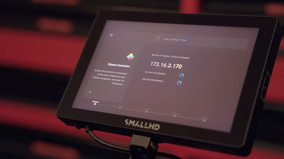 Custom Calman calibration for DSMC3 RED Touch 7.0" LCD RED Support